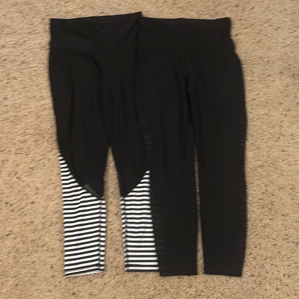 Two pair of Xersion leggings size small